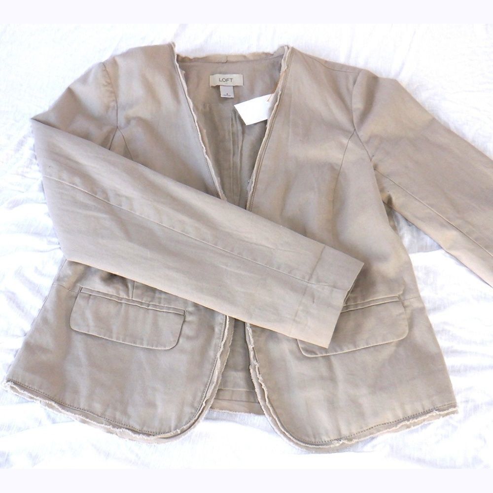 Crop style tan jacket Wardrobe Builder